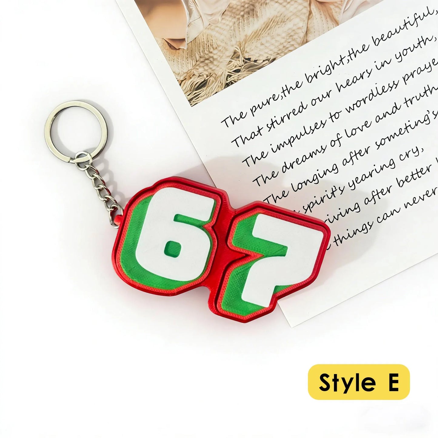 67 Fidget Clicker Keychain | ASMR Klikker Sleutelhanger | Meerdere Kleuren