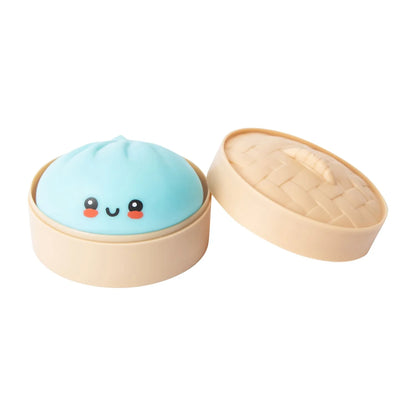 Dumpling Squishy Bun – 5,5 cm | Squishy in Bamboe Stoompannetje