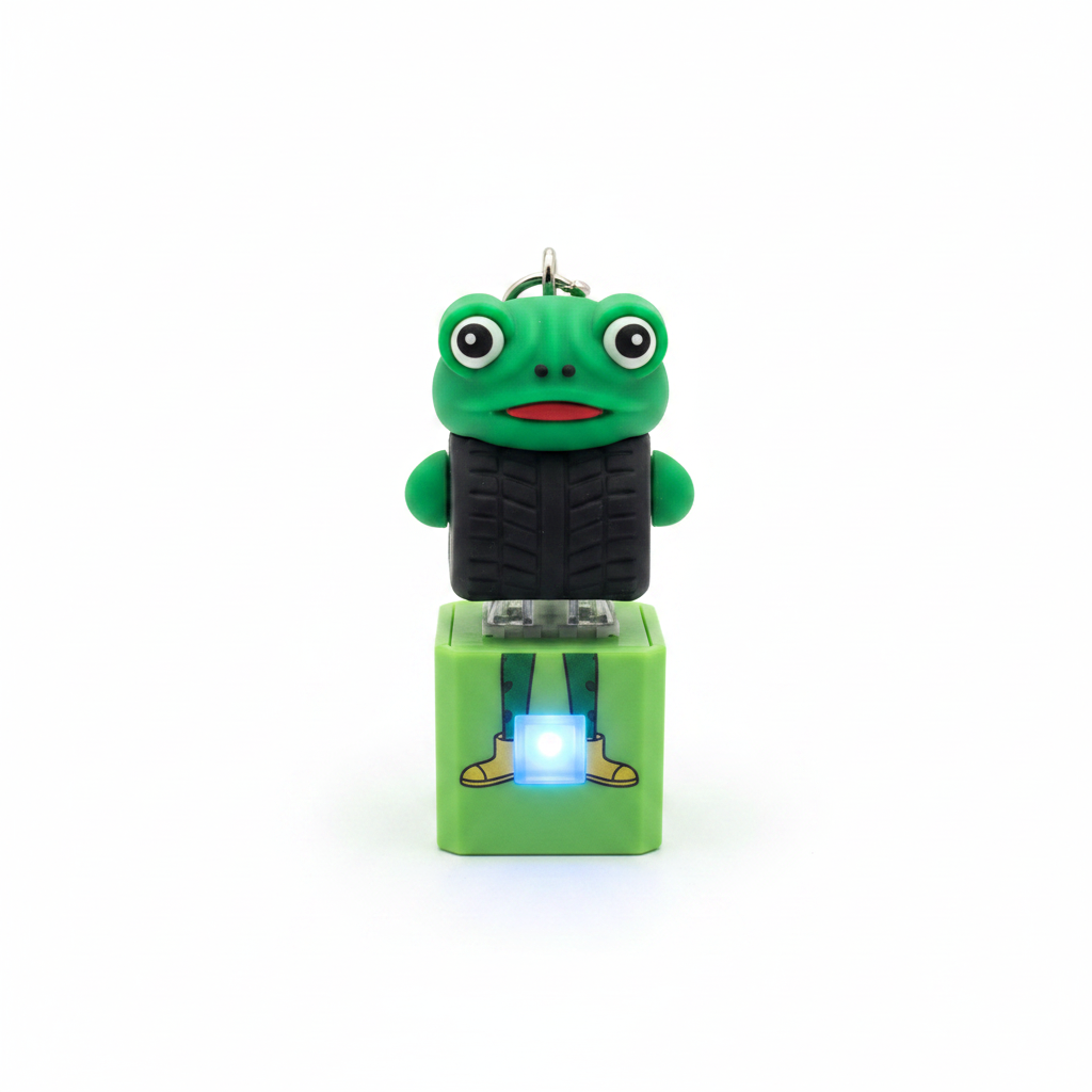 Italian Brainrot Fidget Clicker Sleutelhanger | Met Licht & Geluid | TikTok Viral