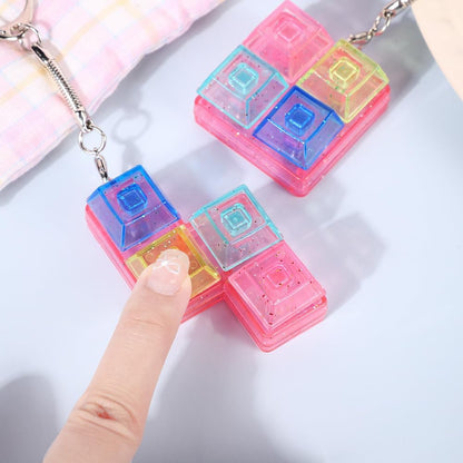 Glitter Fidget Tetris Keyboard Tetris Tegels – Tetris Vormen