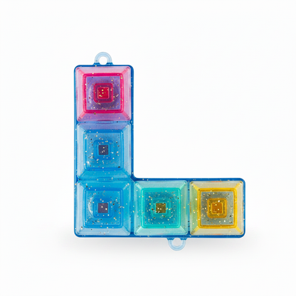 Tetris Glitter Fidget - Model 5