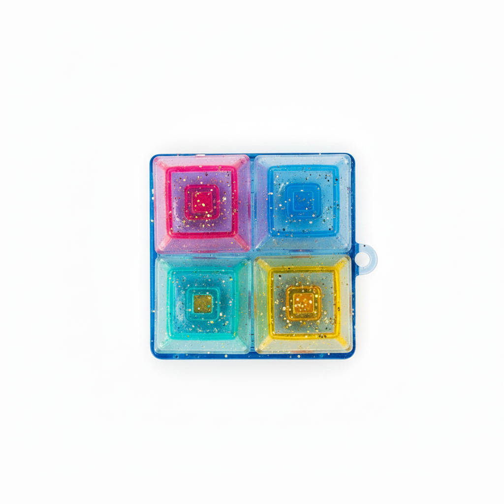 Tetris Glitter Fidget - Model 3