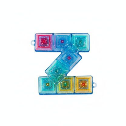 Z-vorm magnetische glitter tegel