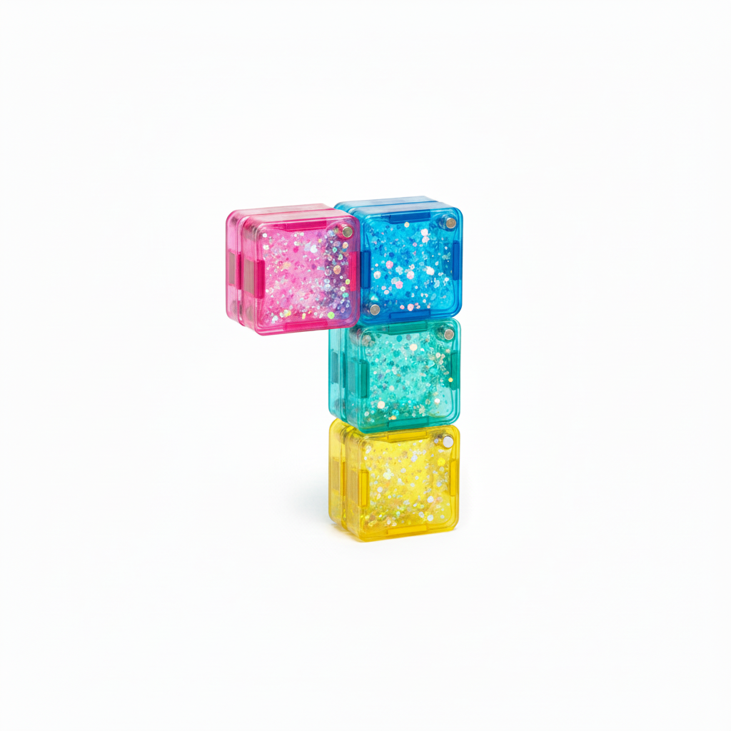 Tetris Glitter Fidget - Model 2