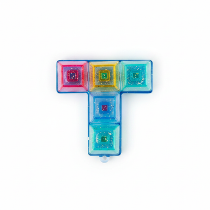 Tetris Glitter Fidget - Model 4