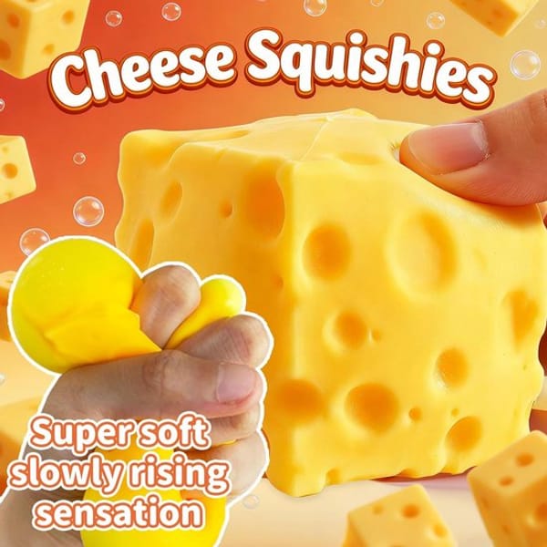 Squishy Cheese Toy - Kaas Squishy