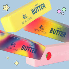 Butter Squishy – Kies je kleur | Geel / Rainbow / Roze