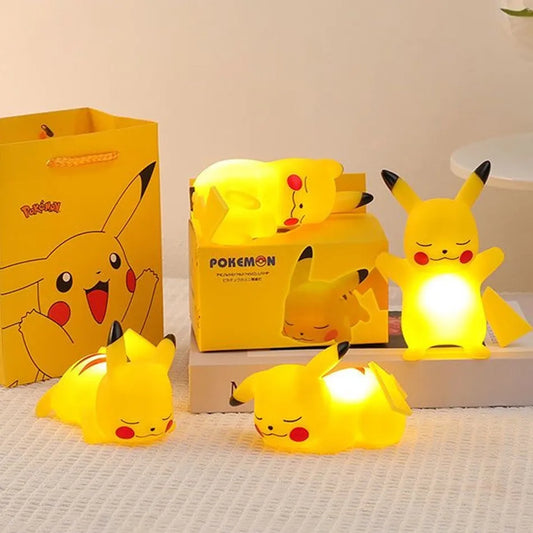 Schattig Pokemon Pikachu Nachtlampje - Anime LED Sfeerverlichting voor de Slaapkamer - Kamerdecoratie, Perfect Kinderkerstcadeau